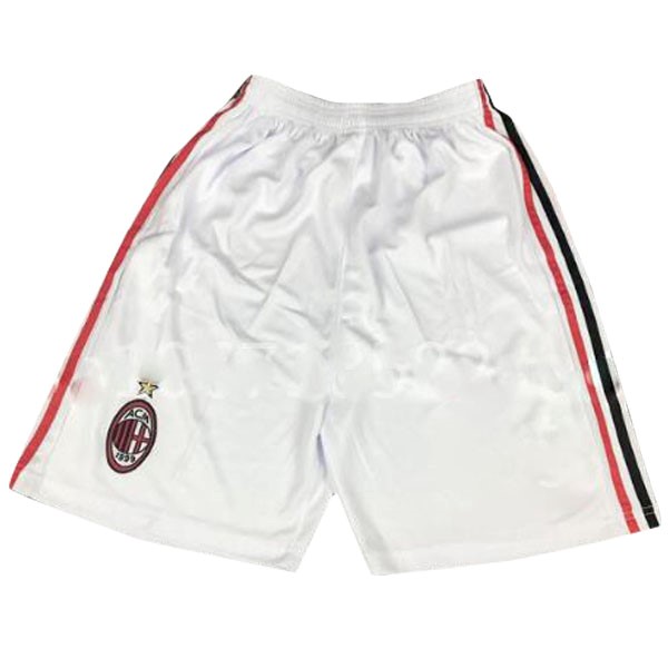 Pantalones AC Milan Replica Segunda Ropa Retro 2008/09 Blanco